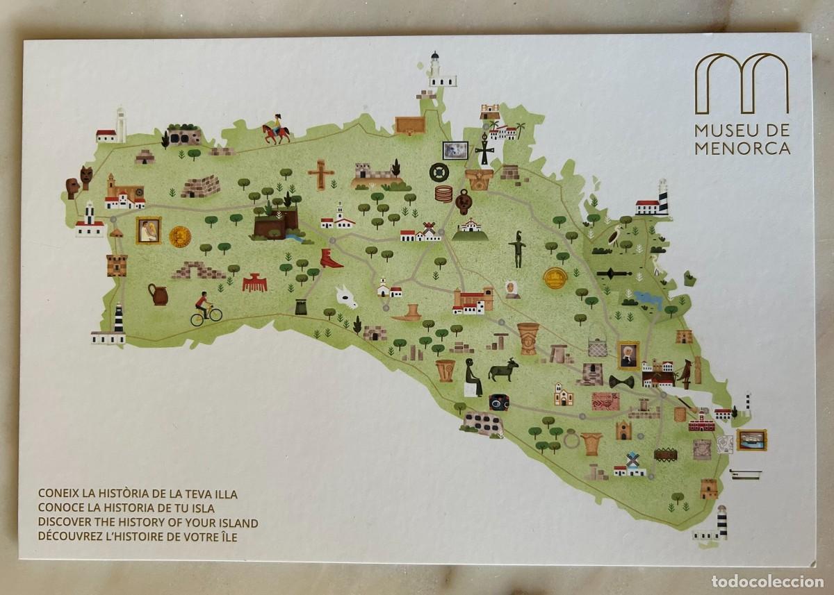 Postales: MUSEU DE MENORCA - POSTAL INFORMATIVA - Foto 1