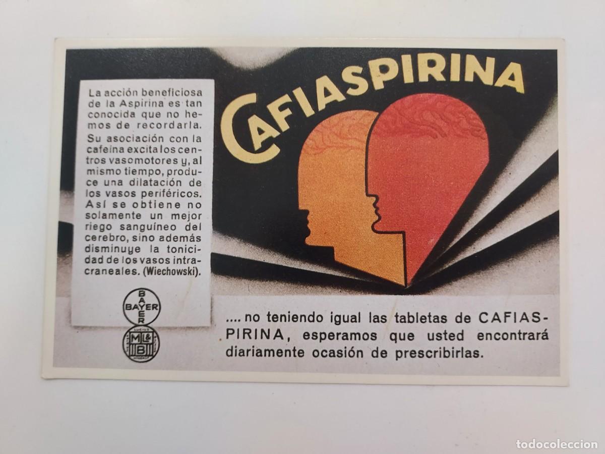 Postales: POSTAL PUBLICITARIA. CAFIASPIRINA BAYER. HISTORIA GRAFICA SIGLO XX