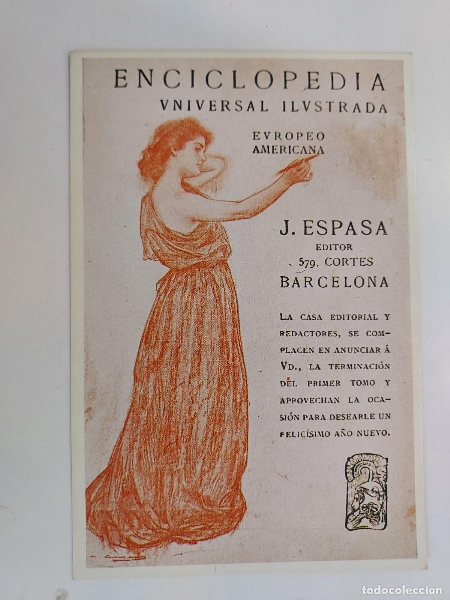 Postales: POSTAL PUBLICITARIA. ESPASA ENCICLOPEDIA UNIVERSAL ILUSTRADA. HISTORIA GRAFICA SIGLO XX
