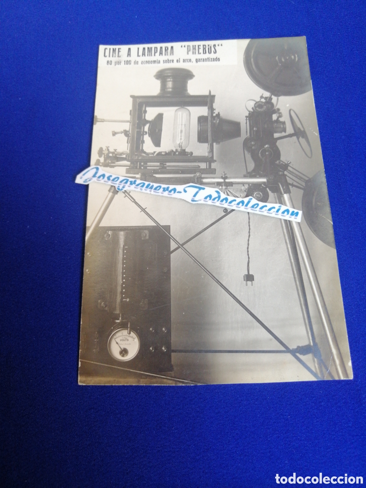Postales: CINEMATOGR&Aacute;FICO A LAMPARA Y ACCESORIOS MARCA PHEBUS - JOS&Eacute; CALDUCH - PLAZA COLLADO 4 VALENCIA