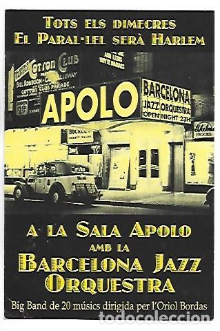 Postales: SALA APOLO AMB LA BARCELONA JAZZ ORQUESTA