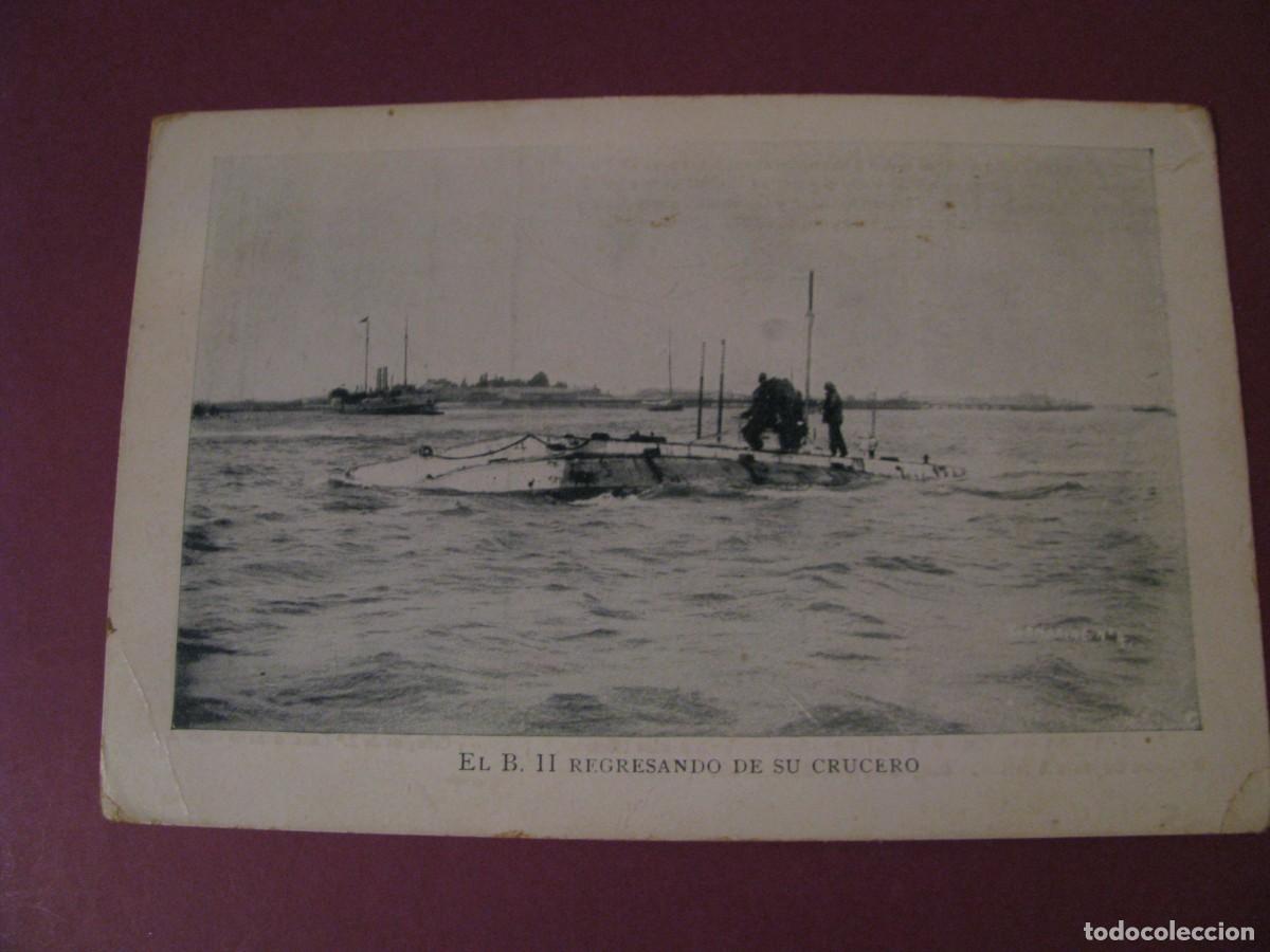 Postales: POSTAL DE LA SERIE PROPAGANDA MARITIMA PATRIOTICA. EL B. 11 REGRESANDO DE SU CRUCERO.