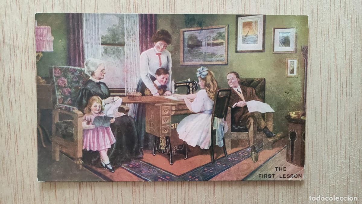Postales: POSTAL SINGER THE FIRST LESSON