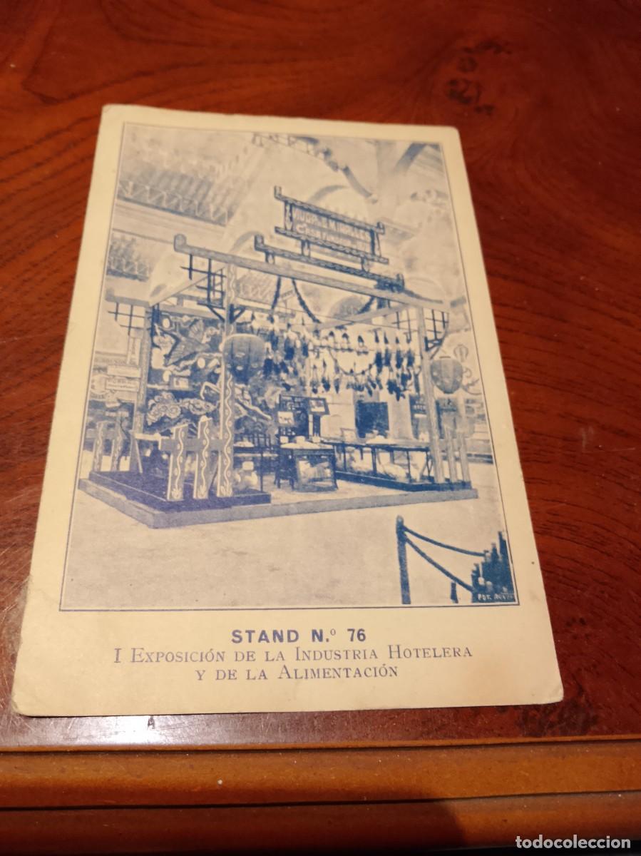 Postales: I EXPOSICION DE LA INDUSTRIA HOTELERA Y DE ALIMENTACION - A&Ntilde;O1927 - VIUDA DE E.MIRALLES