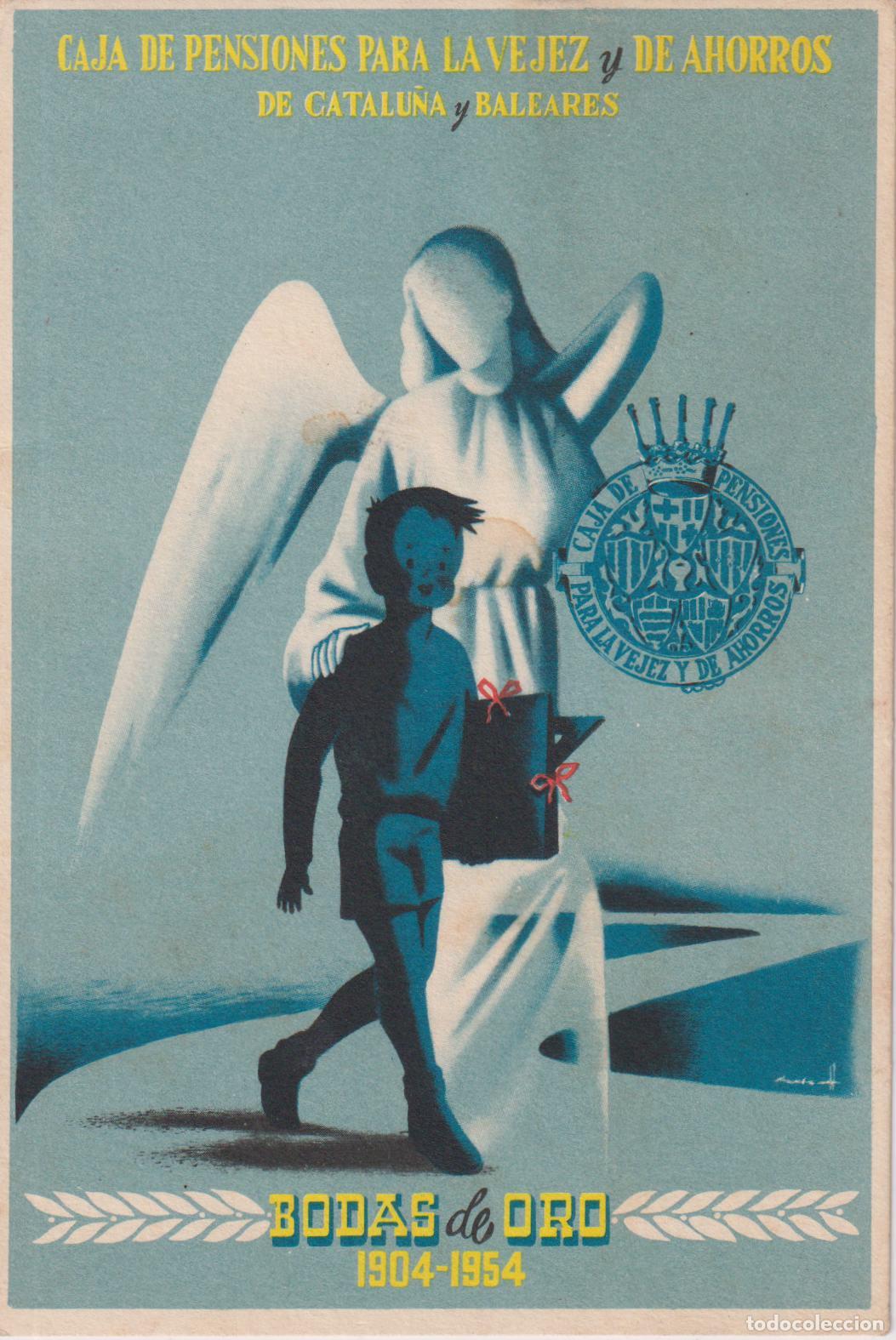 Postales: POSTAL PUBLICITARIA BODAS DE ORO (1904-1954) C.P.V.A. - S/C