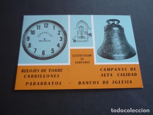 Postales: VALENCIA INDUSTRIAS MANCLUS FABRICACI&Oacute;N DE CAMPA&Ntilde;AS RELOJES POSTAL PUBLICITARIA