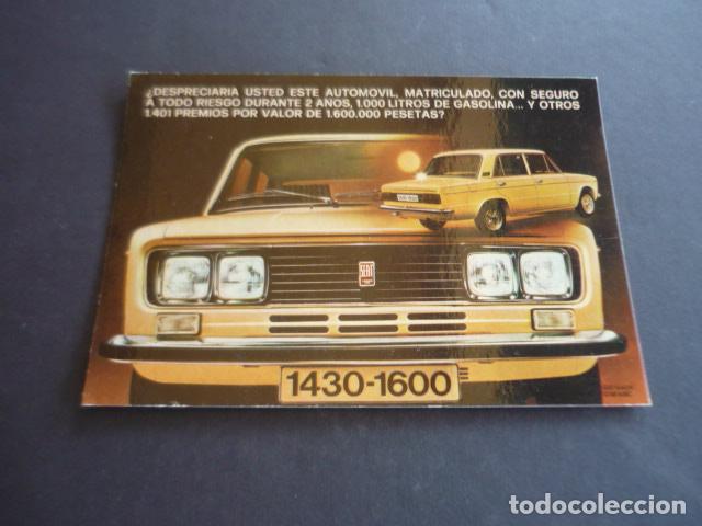 Postales: AUTOMOVIL SEAT POSTAL PUBLICITARIA