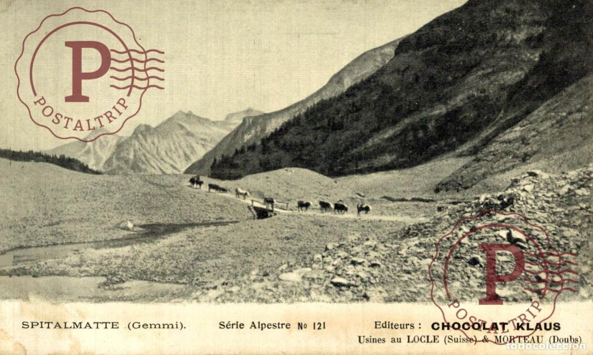 Postales: PUBLI chocolat KLAUS SUIZA SUISSE