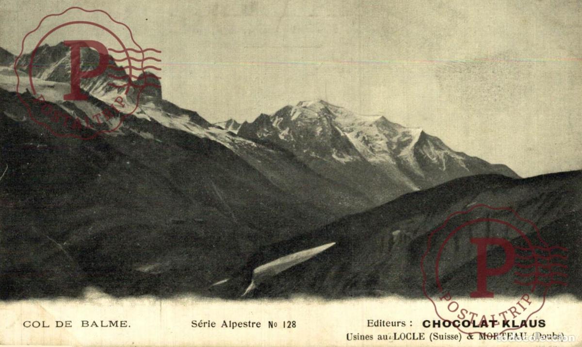 Postales: PUBLI chocolat KLAUS SUIZA SUISSE