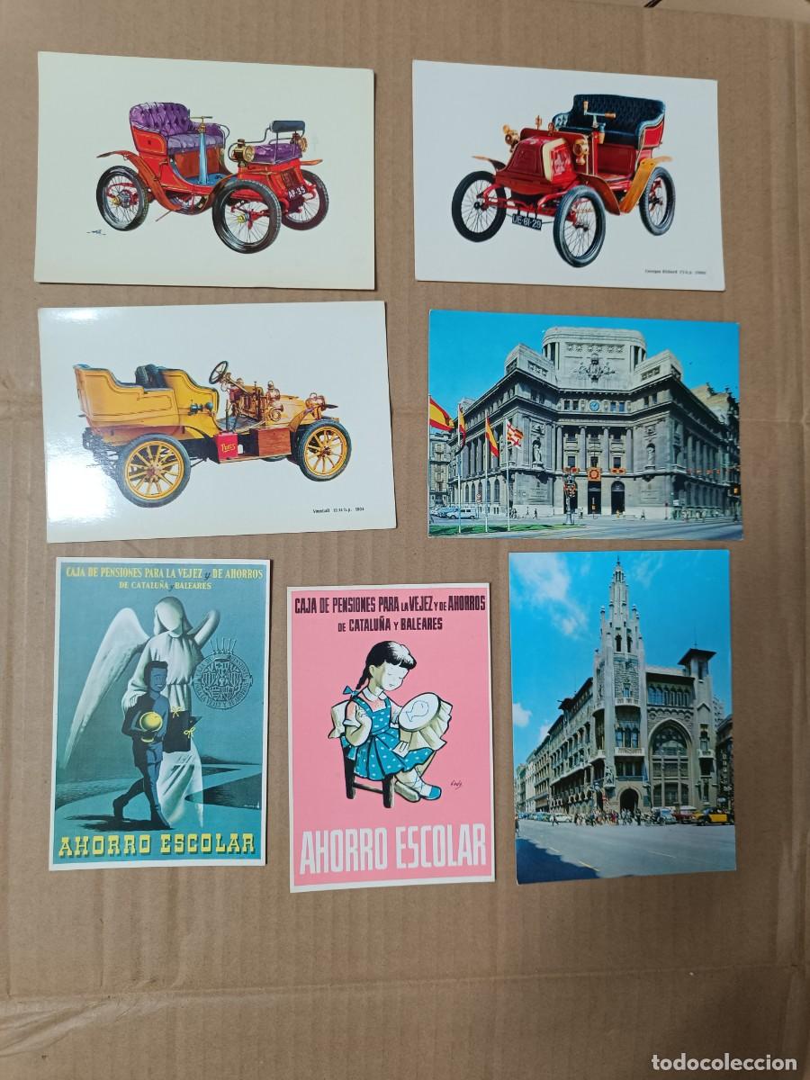 Postales: LOTE 7 ANTIGUAS POSTALES PUBLICIDAD, CAJA PENSIONES VEJEZ Y AHORROS, CAIXA CATALU&Ntilde;A BALEARES -P25