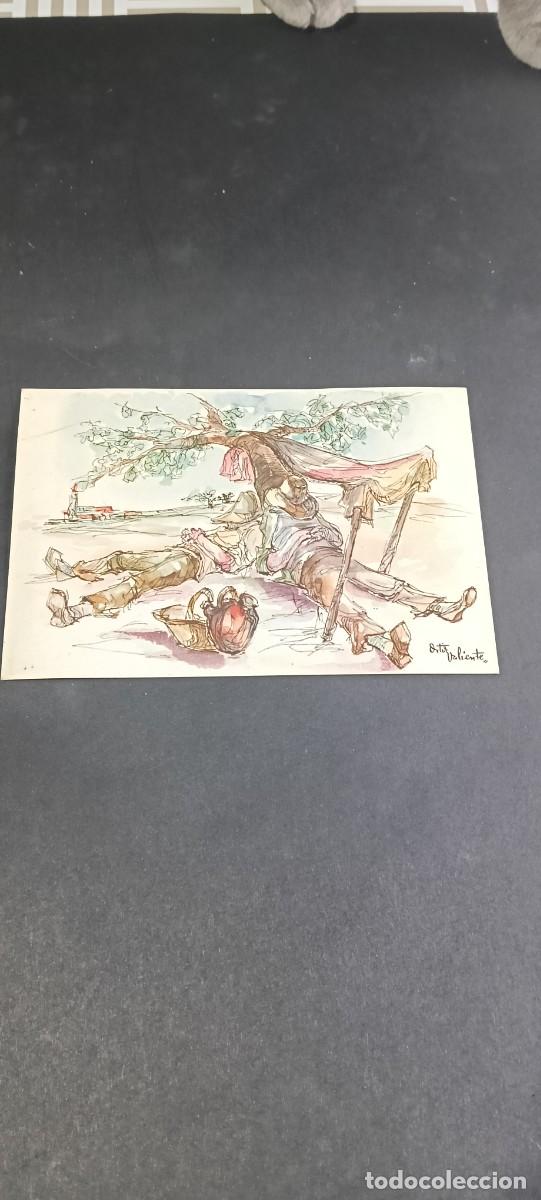 Postales: Antigua tarjeta postal publicitaria farmac&eacute;utica - Somnifene &laquo;ROCHE&raquo; - Ilustraci&oacute;n Ortelli Valiente