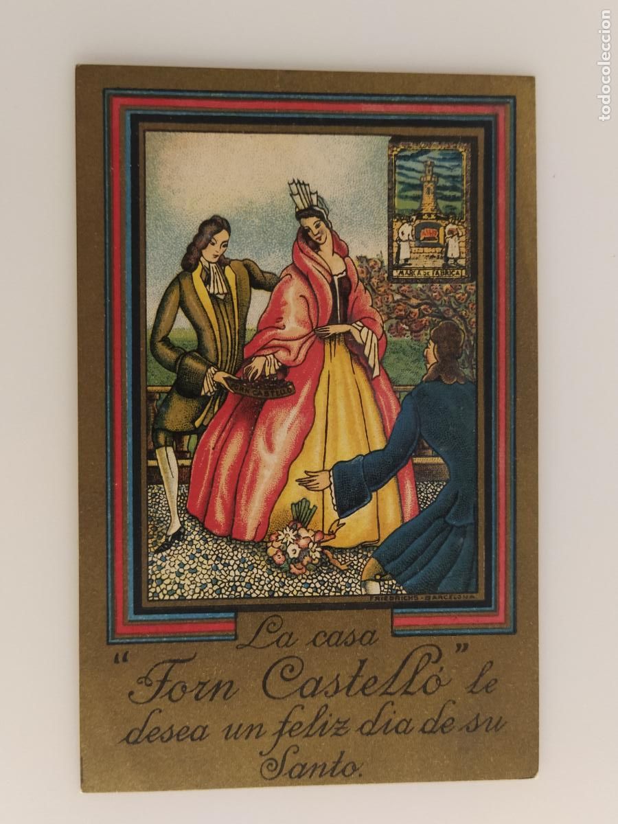 Postales: LA CASA FORN CASTELLO - FELICITACION - PUBLICIDAD - POSTAL ANTIGUA -(116.322)