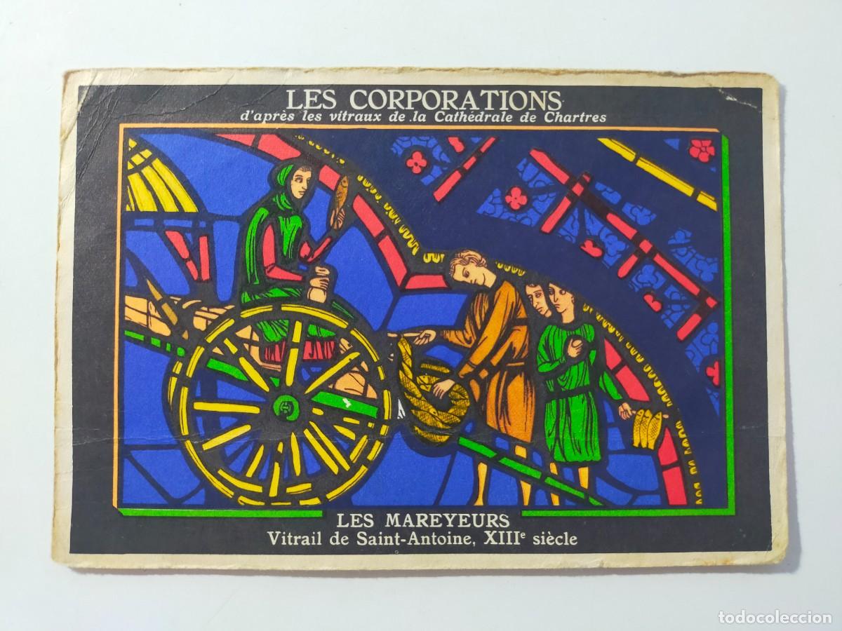 Postales: LES CORPORATIONS, Vidrieras de las Corporaciones - Publicidad farmac&eacute;utica Rhone.