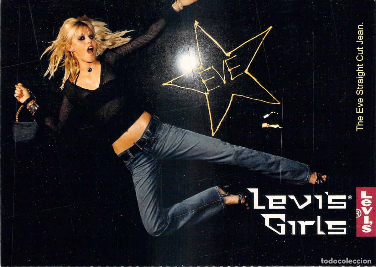 Postales: Postal publicitaria de Levi's Girls modelo Eve
