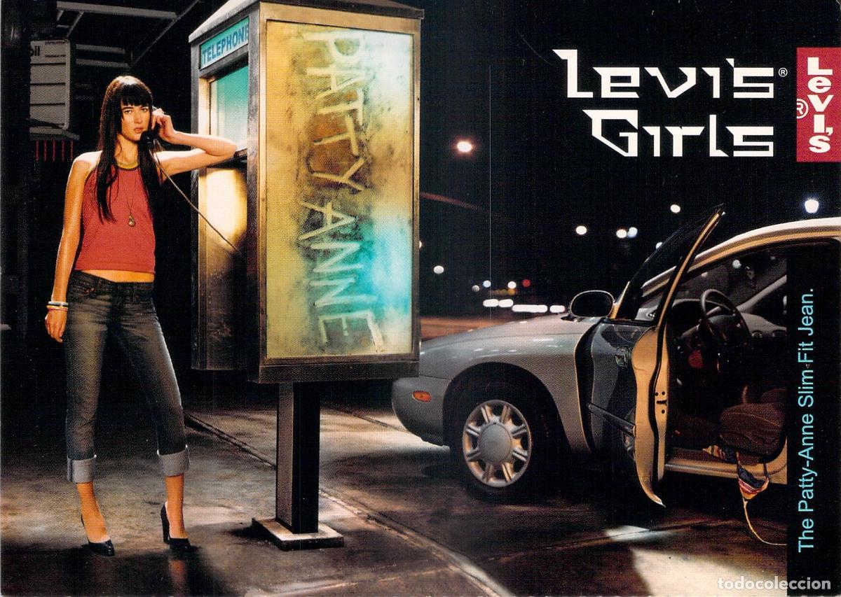 Postales: Postal publicitaria de Levi's Girls modelo Patty Anne