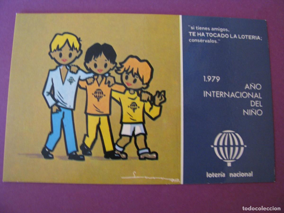 Postales: POSTALE DE LOTER&Iacute;A NACIONAL. A&Ntilde;O INTERNACIONAL DEL NI&Ntilde;O. 1979. N&ordm; 12