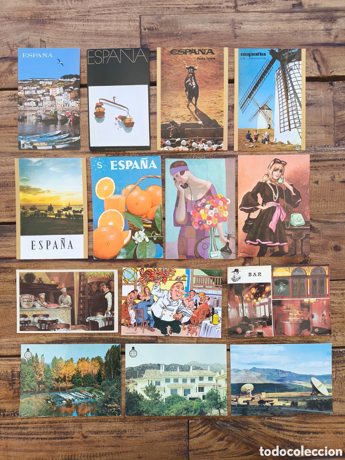 Postales: Lote 123 postales publicidad