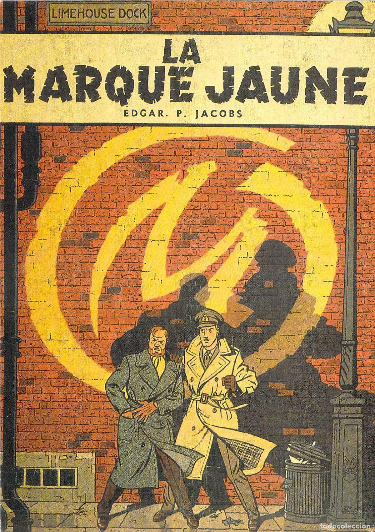 Postales: Postal de Blake y Mortimer La Marca Amarilla Arte de E.P. Jacobs