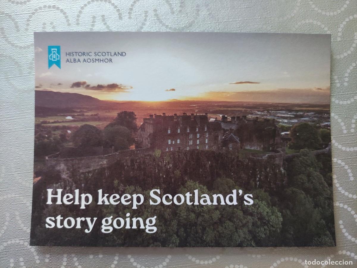 Postales: TARJETA FLYER - ESCOCIA - HELP KEEP SCOTLAND'S STORY GOING