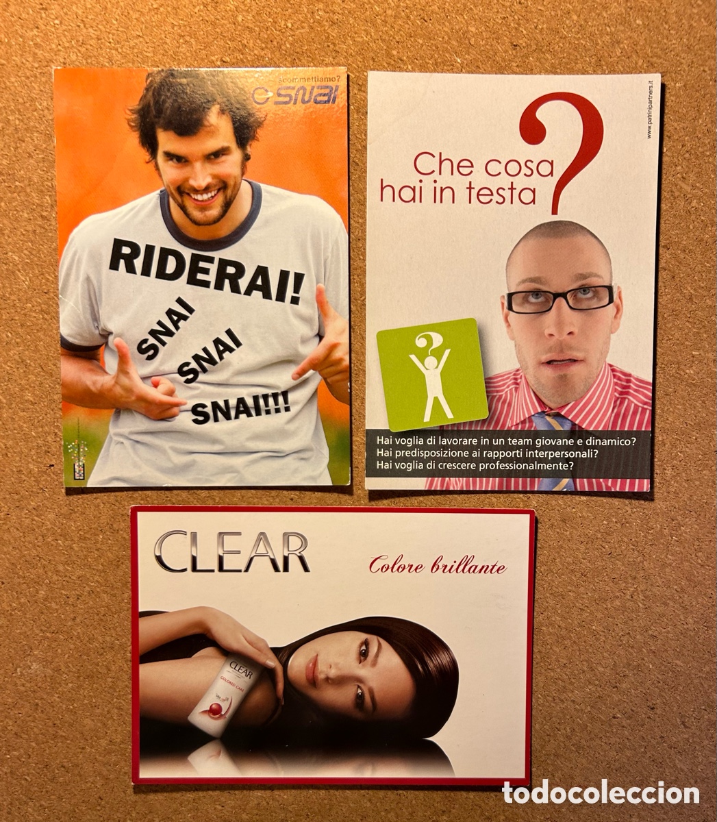 Postales: LOTE 8 TARJETAS PUBLICITARIAS. PUBLICIDAD