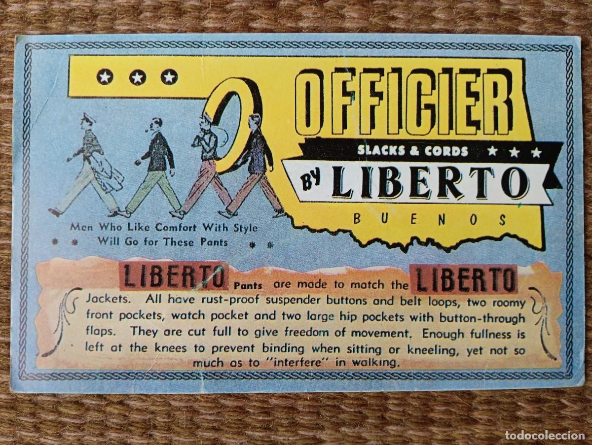 Postales: LIBERTO BUENOS - PUBLICIDAD DE PANTALONES
