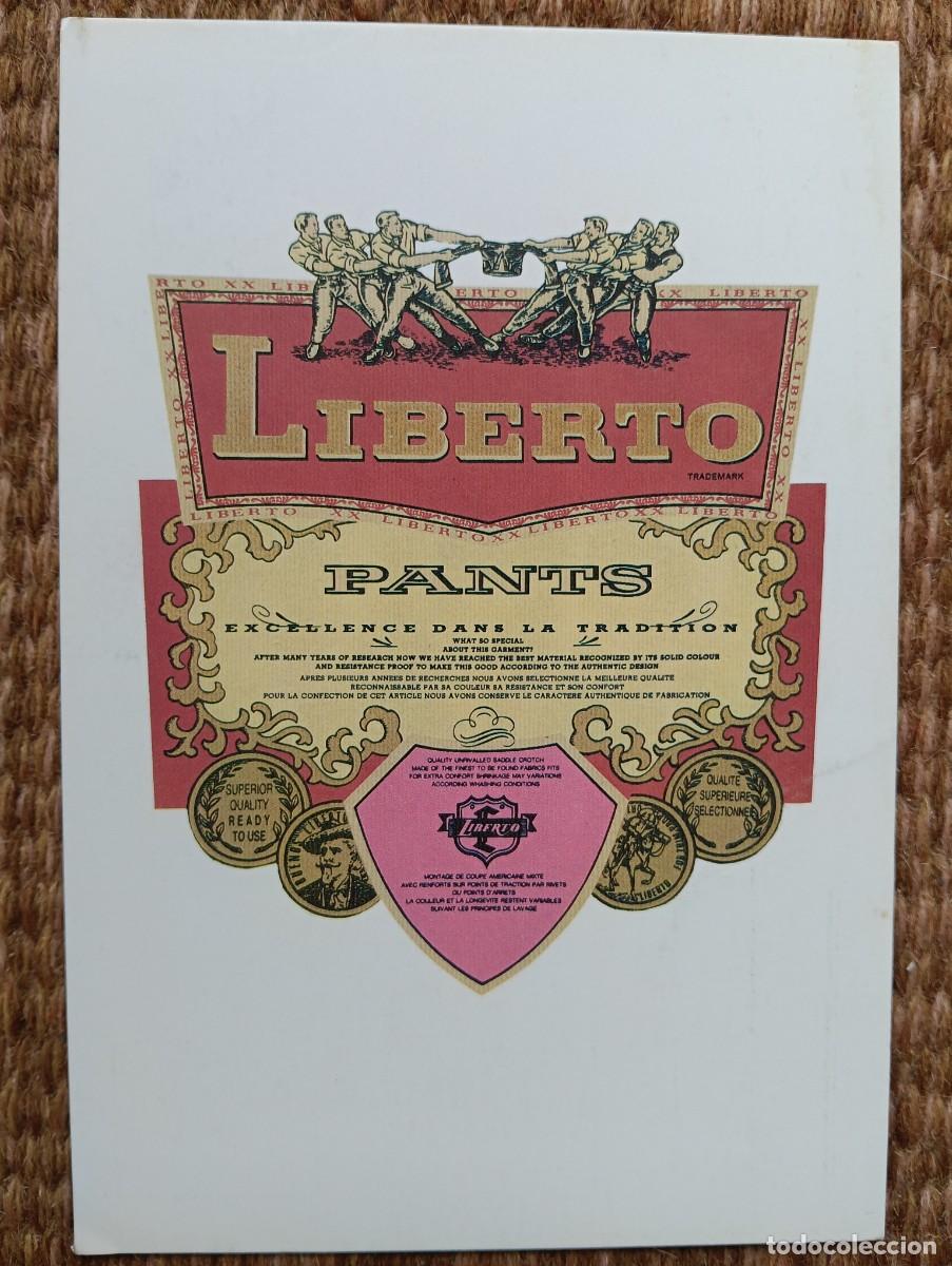 Postales: LIBERTO BUENOS - PUBLICIDAD DE PANTALONES