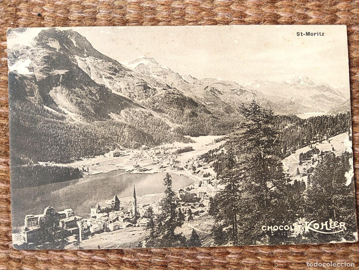 Postales: CHOCOLATE KOHLER - ST. MORITZ - SUIZA