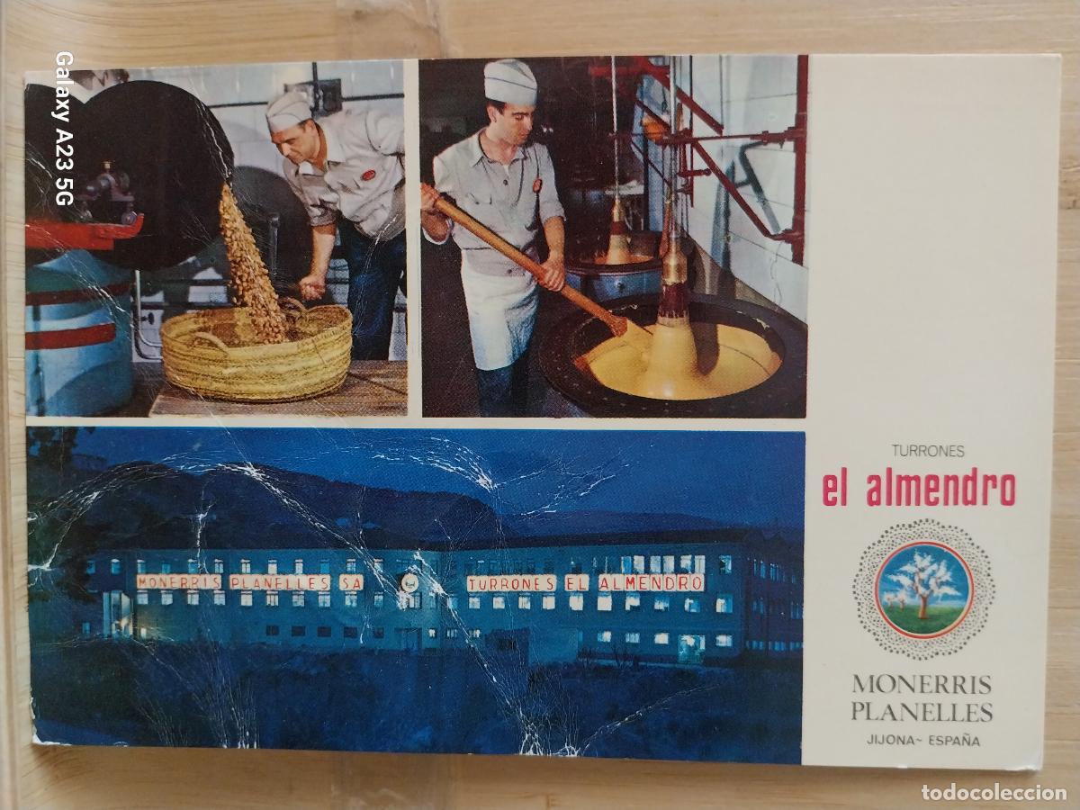 Postales: TURRON EL ALMENDRO MONERRIS PLANELLES SC ORIGINAL FACTORIA BATIDO TOSTADOR ANIMADA OPERARIOS
