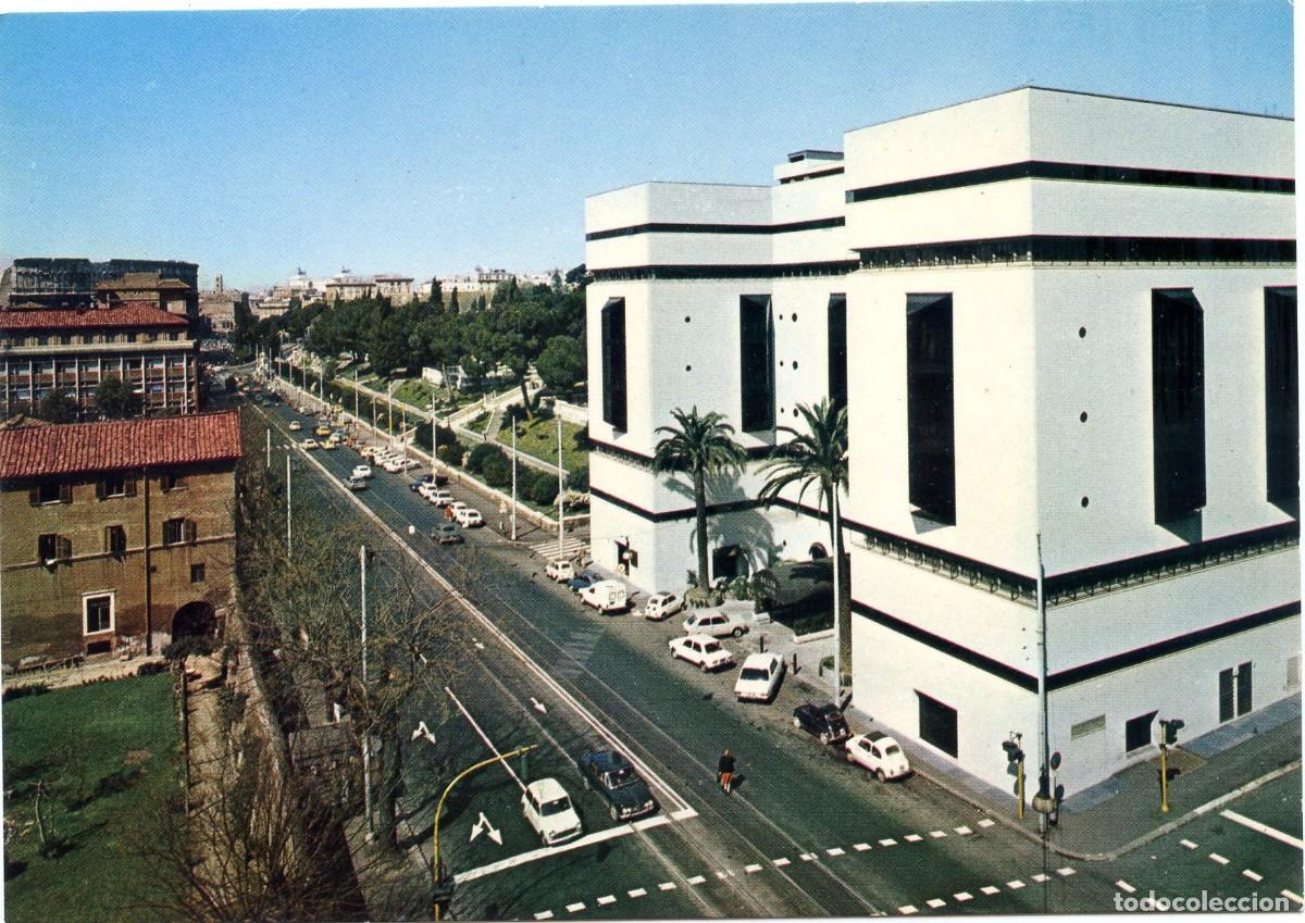 Postales: Postal publicitaria Hotel Delta, Roma (It) Ed. BNM Genova. Escrita. pero no circulada.
