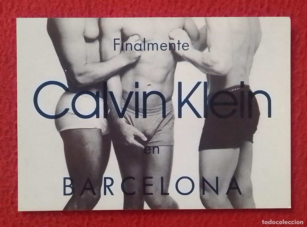 Postales: TARJETA PUBLICITARIA TIPO POSTAL FINALMENTE CALVIN KLEIN BARCELONA ROPA INTERIOR BOXER URBAN FREEDOM