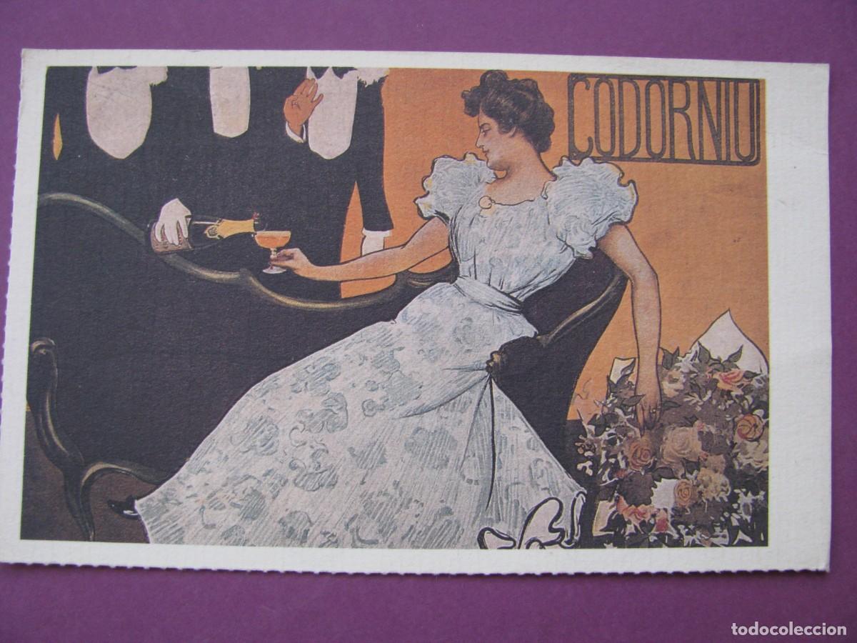 Postales: POSTAL, PUBLICIDAD DE CODORNIU 1991. REPRODUCCION DEL CARTEL
