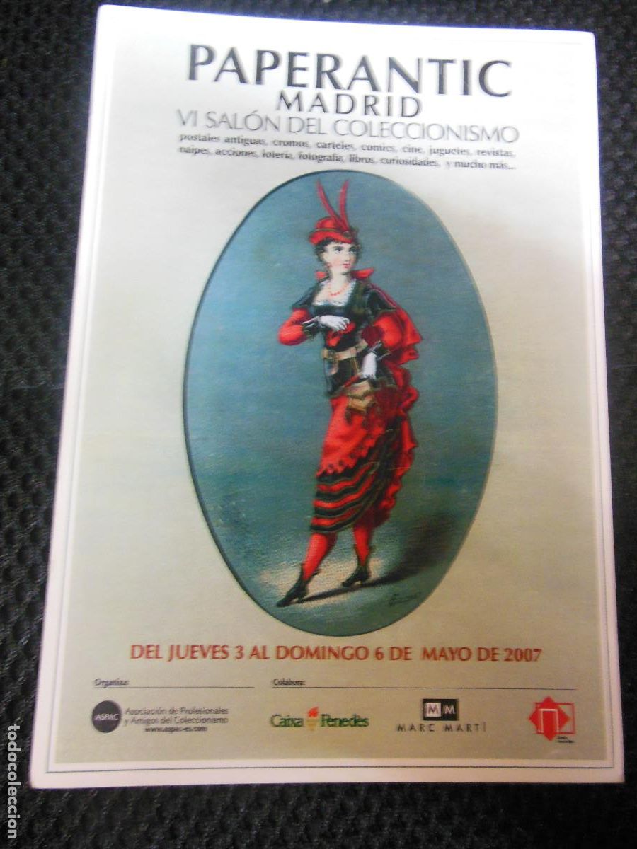 Postales: TARJETA POSTAL PAPERANTIC MADRID 2007 VI SALON DEL COLECCIONISMO