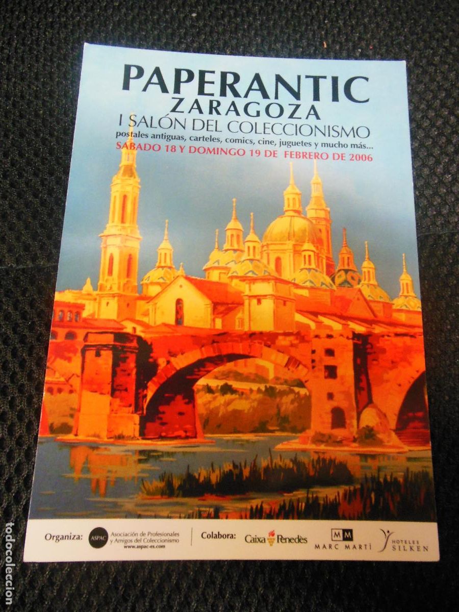 Postales: TARJETA POSTAL PAPERANTIC ZARAGOZA 2006 SALON DEL COLECCIONISMO