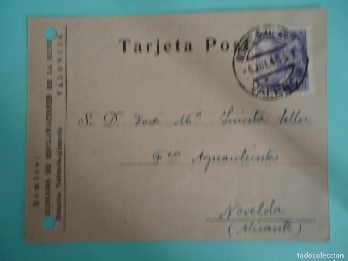 Postais: TARJETA COMERCIAL DEL DELEGADO DE RECLAMACIONES DE LA RENFE. VALENCIA. 1 . PP -13
