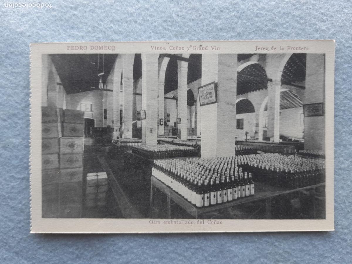 Postales: Postal Publicitaria Antigua. Pedro Domeq. Otro embotellado del Co&ntilde;ac.