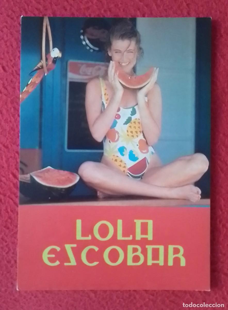Postales: POSTAL POST CARD LOLA ESCOBAR..HAPPY SUMMER 92 1992 G. B. DIFUSI&Oacute;N SHOWROOM & FACTORY RIPOLLET MODA?