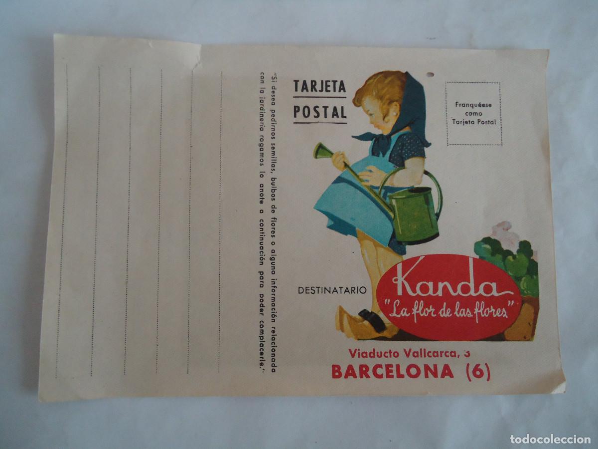 Postales: TARJETA POSTAL PUBLICITARIA DE KANDA, LA FLOR DE LAS FLORES . ES EN PAPEL. PP -13