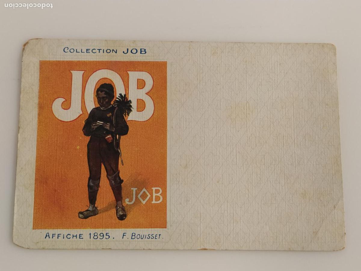 Postales: PAPEL DE FUMAR JOB - PUBLICIDAD - REVERSO SIN DIVIDIR - POSTAL ANTIGUA -(116.761)