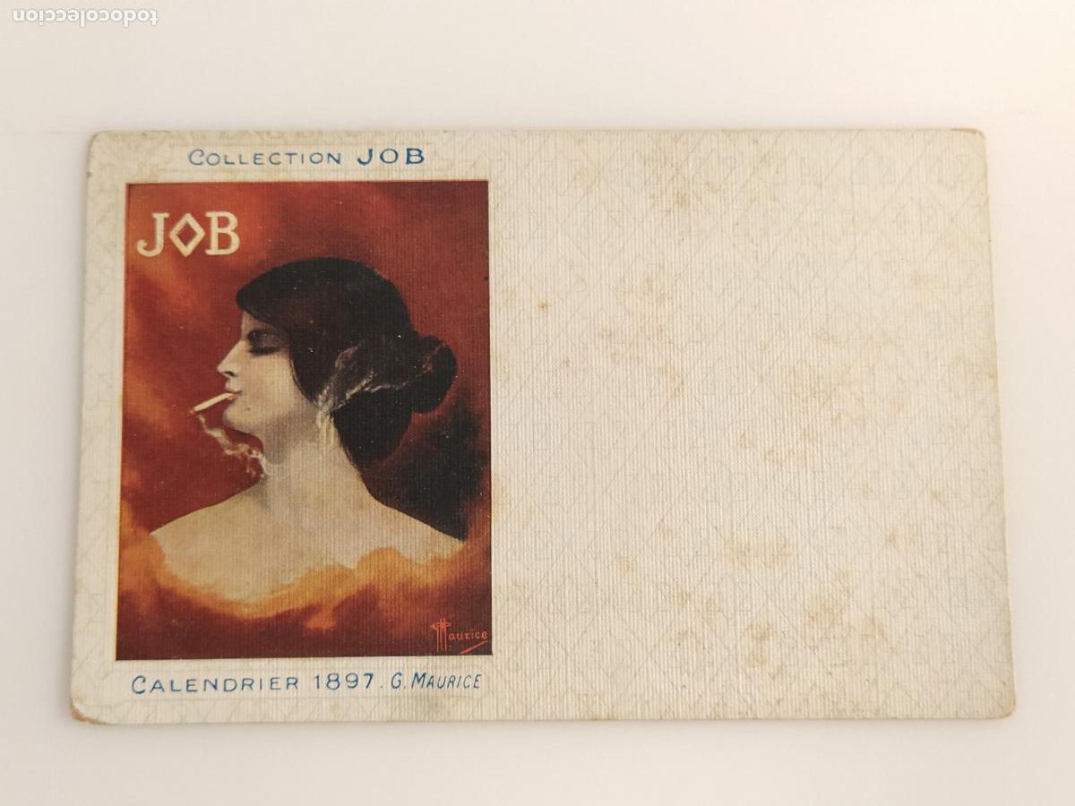 Postales: PAPEL DE FUMAR JOB - PUBLICIDAD - REVERSO SIN DIVIDIR - POSTAL ANTIGUA -(116.763)