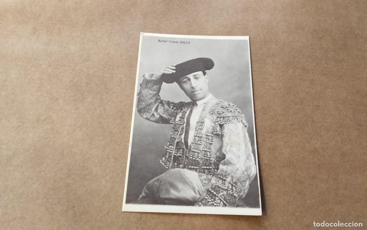 Postales: RAFAEL GOMEZ GALLO POSTAL ANTIGUA DEL TORERO , BLANCO Y NEGRO
