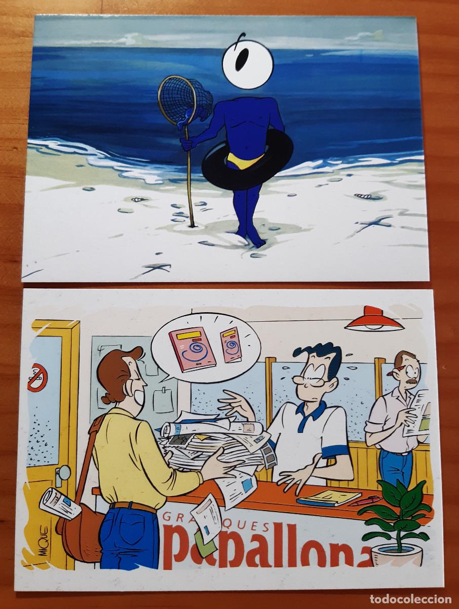 Postales: 2 POSTALES SIN CIRCULAR - PERE JOAN, MIQUE BELTR&Aacute;N - A&Ntilde;O 1997- MIDONS EDITORIAL - PERFECTO ESTADO