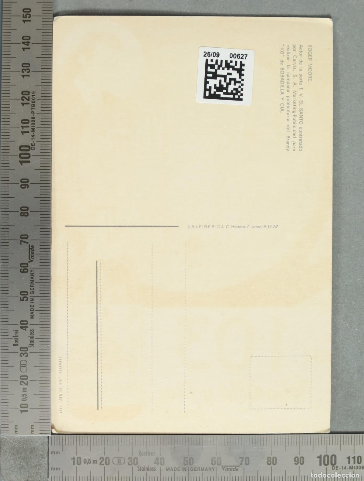 Postales: FOTOGRAFIA. Roger Moore - 103 Bobadilla y Cia - Foto 2