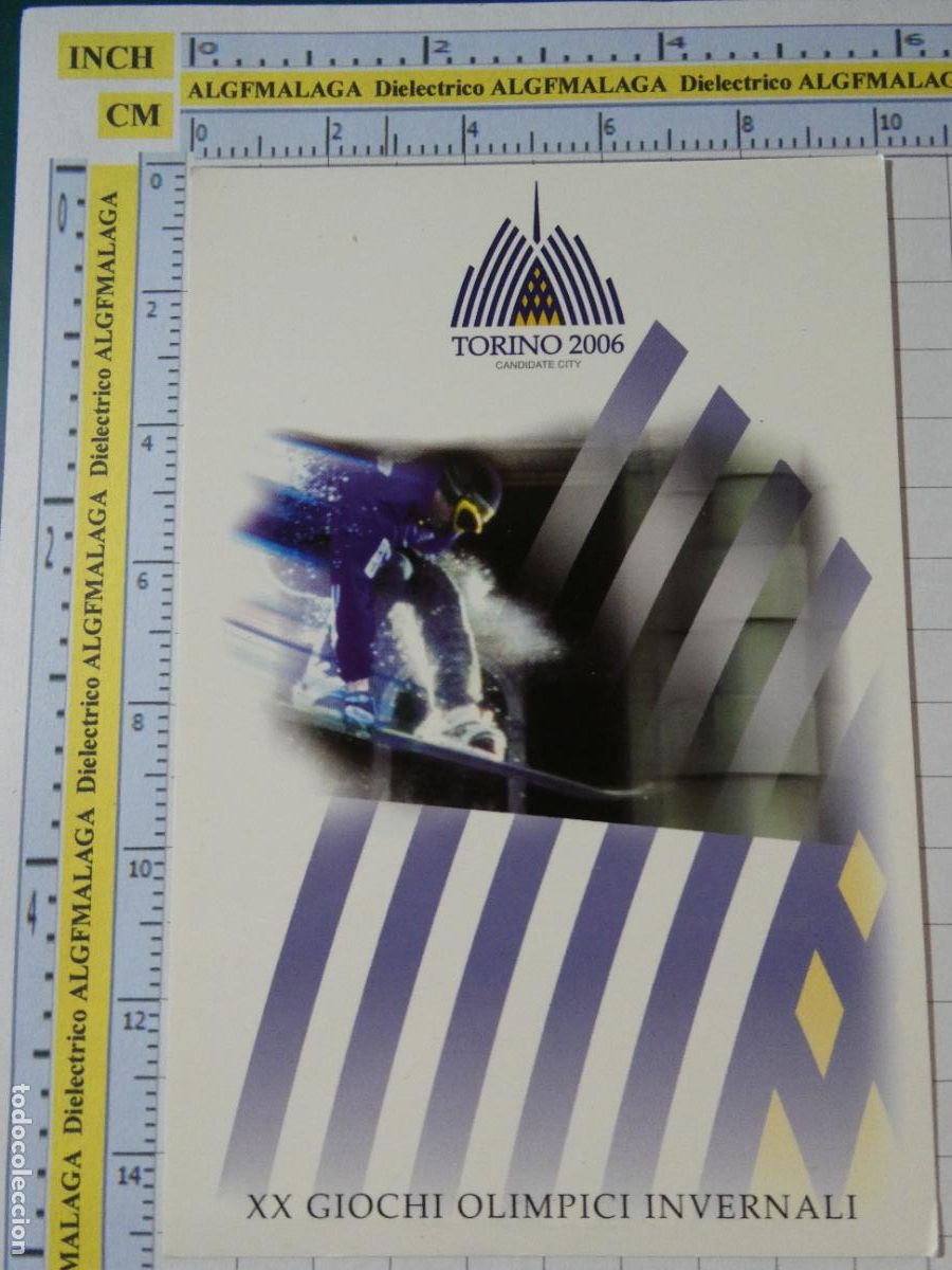 Postales: POSTAL PUBLICITARIA. PUBLICIDAD TORINO TUR&Iacute;N 2006 XX JUEGOS OL&Iacute;MPICOS INVIERNO ITALIA. 3968
