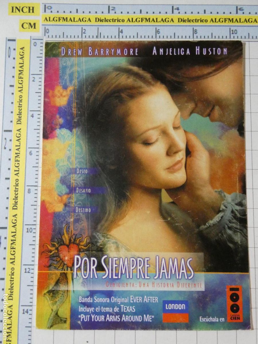 Postales: POSTAL PUBLICITARIA. PUBLICIDAD CINE TEATRO. POR SIEMPRE JAM&Aacute;S DREW BARRIMORE. 3971