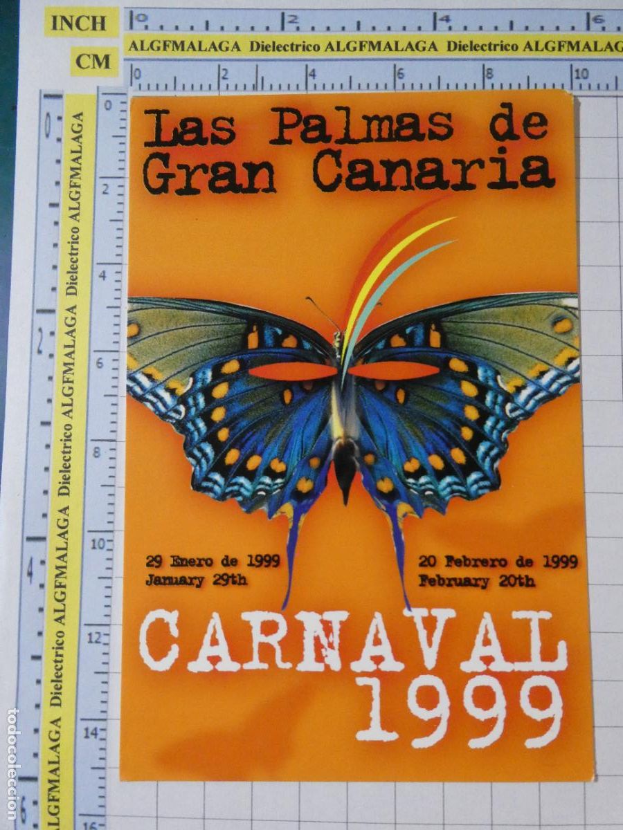 Postales: POSTAL PUBLICITARIA. PUBLICIDAD CARNAVALES CARNAVAL LAS PALMAS DE GRAN CANARIA 1999. 3977