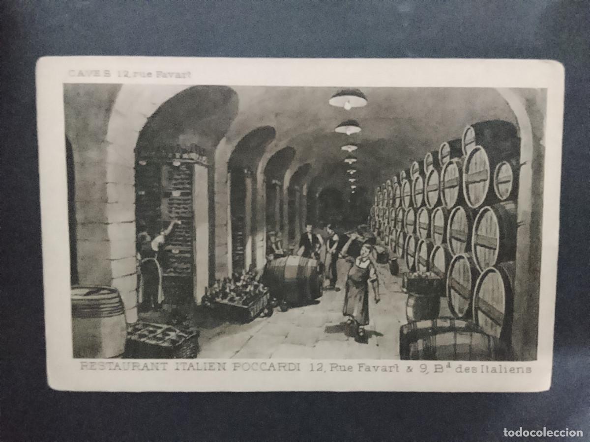 Postales: Postal publicitaria de Restaurant italien Poccardi, Paris