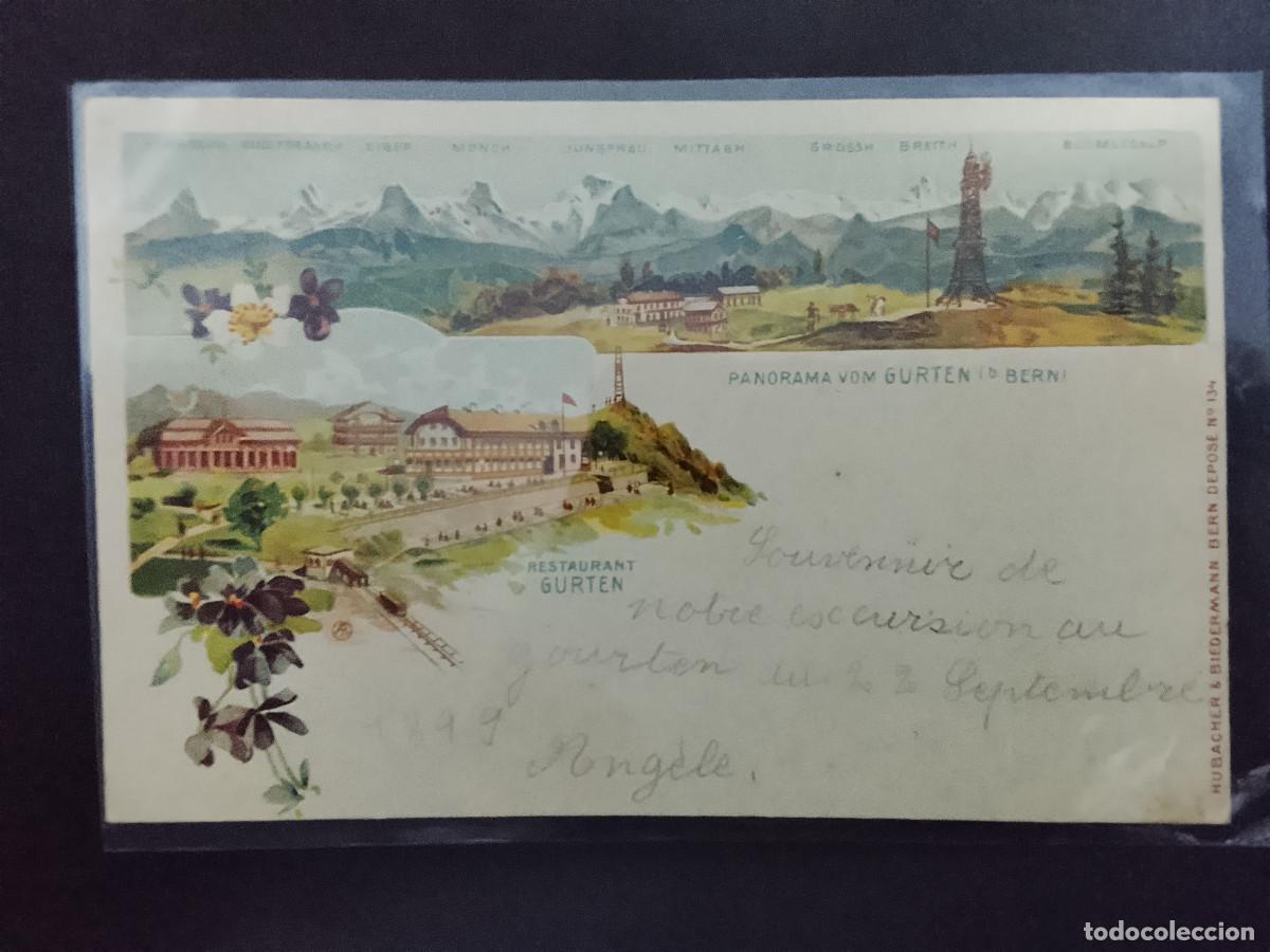 Postales: Postal de Gurten, Suiza, finales del siglo XIX
