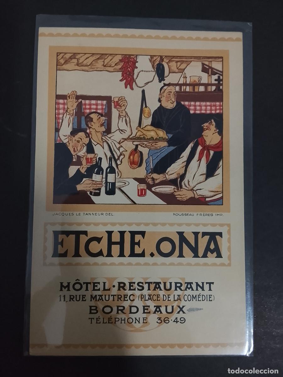 Postales: Postal publicitaria Etche Ona, Bordeaux