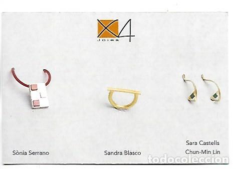 Postales: PUBLICIDAD DE JOYEROS &rdquo; JOIES X4&rdquo;.-
