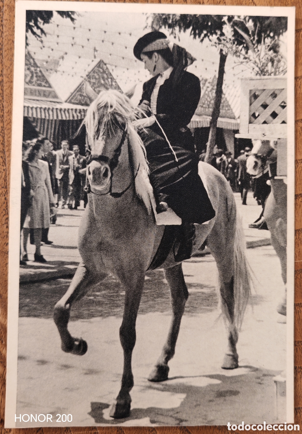 Postales: Postal Publicitaria - Sevilla Feria de Abril - Exposici&oacute;n Universal de Bruselas 1958